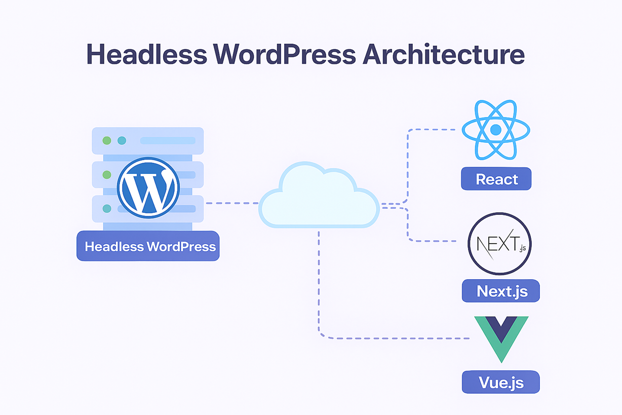 Headless WordPress Architecture header